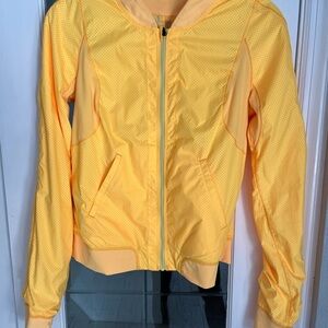 Lululemon Athletica Yellow Bomber Jacket